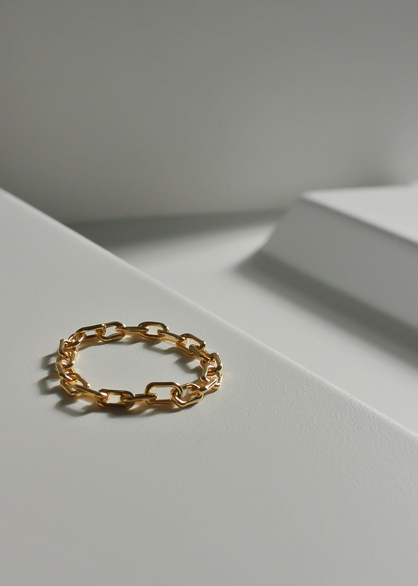 Natural Chain Ring – Mint. Jewelry Select
